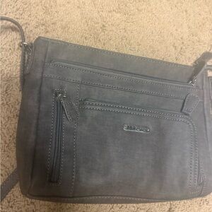 Madden Girl Charcoal Crossbody Bag